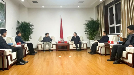 隴南市劉永革市長(zhǎng)會(huì)見(jiàn)林楊林一行